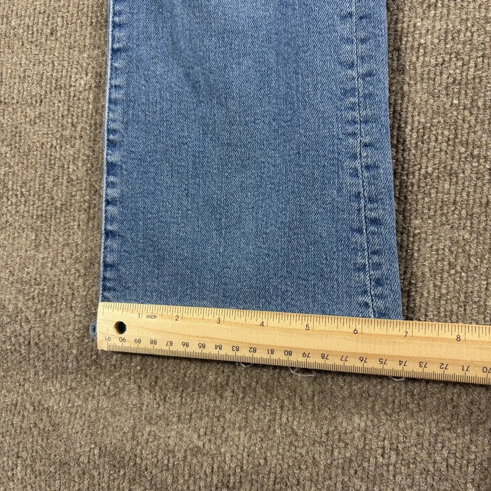 MOTHER The Insider Crop Step Fray Jeans Womens 27 Blue High Rise Flare USA - Picture 8 of 9